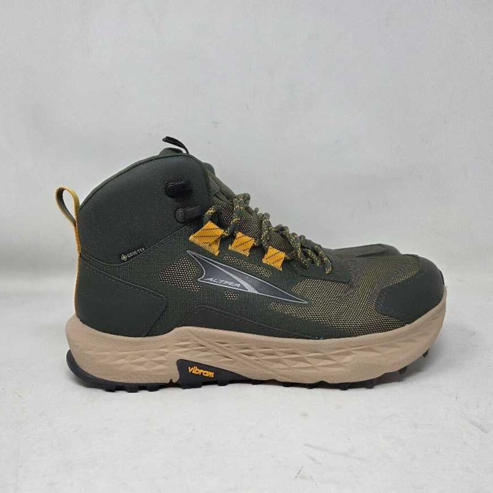 Men's 8 Altra Timp Hiker GTX GORE-TEX waterproof hiking boots Dusty Olive 2 - Picture 4 of 11